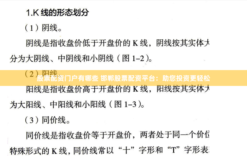 股票配资门户有哪些 邯郸股票配资平台：助您投资更轻松