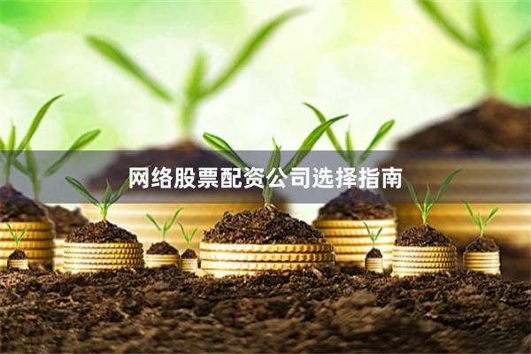 网络股票配资公司选择指南